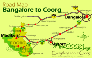Bangalore to Coorg by Road
