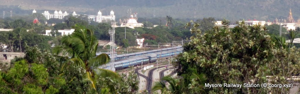 Mysore is one of the nearest railway station for Coorg