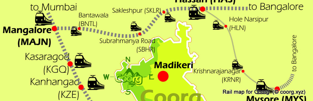 Rail Map For Coorg1 
